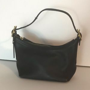 COACH LEATHER MINI BAG - Black